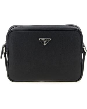 Prada Leather Shoulder Strap - Black