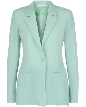 Givenchy Single-Breasted Sheer Silk Blazer - Green