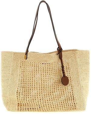 Mulberry Big Crochet Shopping Bag - Natural