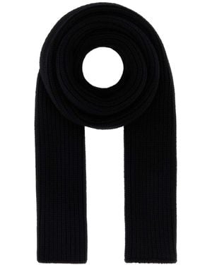 Saint Laurent Wool Scarf - Black