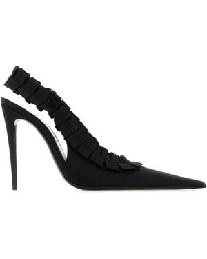 Saint Laurent Pointed Toe Pumps - Black