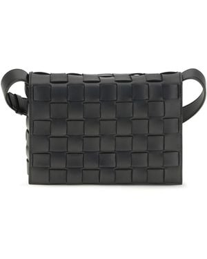Bottega Veneta Messenger Crossbody Bag Orto - Gray
