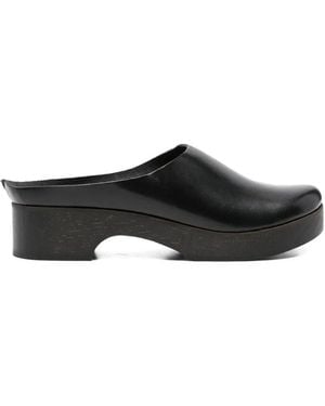 Daniela Gregis "Clog" Low Sabot Mule - Black