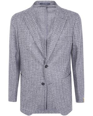 Tagliatore "Montecarlo" Single Breasted Jacket - Blue