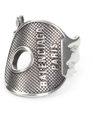 Balenciaga Neverlost Ring - White