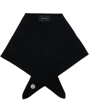 Simone Rocha Winter Scarves - Black
