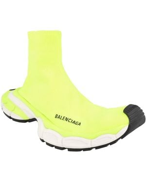 Balenciaga 3Xl Sock Recycled Knit Sneakers - Yellow