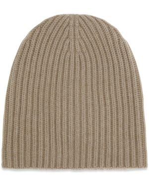 Loro Piana Cashmere Beanie Hat - Natural