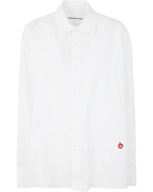 T By Alexander Wang Shirt With Logo - White