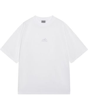 Balenciaga Printed Cotton T-Shirt - White