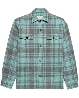Ami Paris Shirt Jacket - Blue