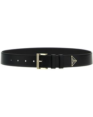 Prada 'City Calf' Belt - Black