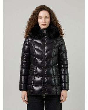 Moncler Short Fulmar Down Jacket - Black