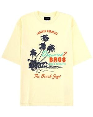 DSquared² "Summer Vintage" T-Shirt - Metallic