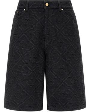 CASABLANCA Shorts Long - Black