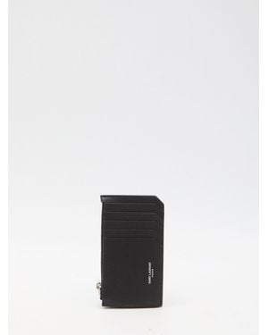 Saint Laurent Fragments Cardholder - White