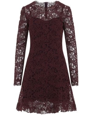 Ermanno Scervino Vineyard Lace Mini Dress - Brown