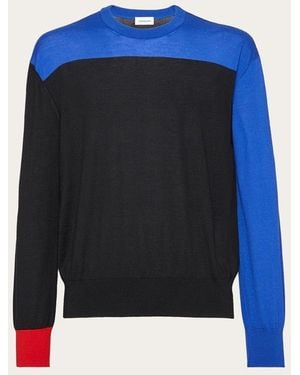 Ferragamo Wool Sweater - Blue