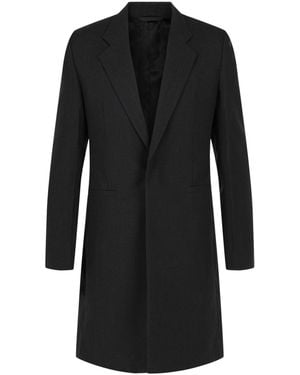 Givenchy Slim Fit Single-Breasted Coat - Black