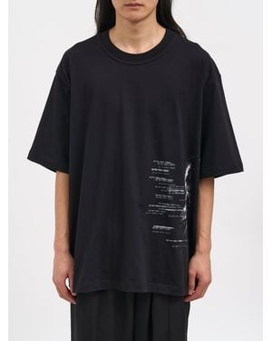 Isabel Benenato Cotton Crew Neck T-Shirt - Black