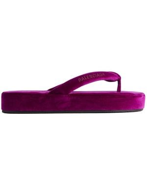 Balenciaga Jet Lag Thong - Purple