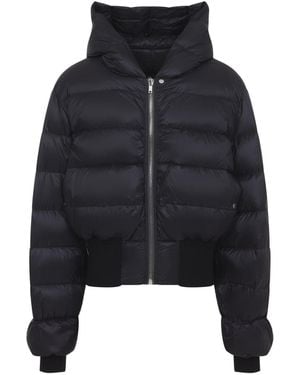 Rick Owens Hooded Jkt - Blue
