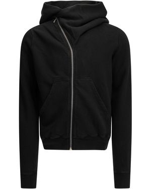 Rick Owens "Mountain" Zip-Up Sweatshirt - Black