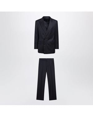 Tom Ford Doublebreasted Wool Suit - Blue