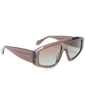 Alaïa Acetate Sunglasses - White