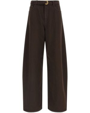 Twinset High Waist Jeans - Brown