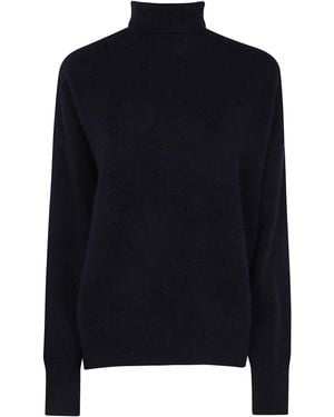 Mrz Turtleneck Oversized Sweater - Blue
