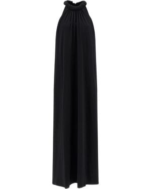 Nude 'Floor Lenght' Dress - Black