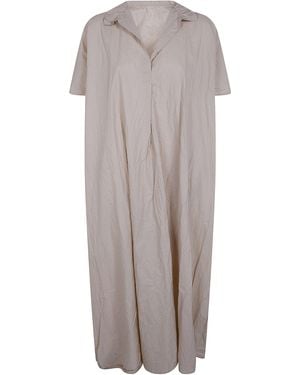 Daniela Gregis "20.07.06" Short Sleeves Dress - Gray