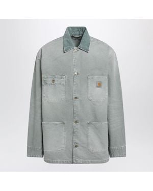 Carhartt Shady/Destroy Washed Shirt Jacket - Gray