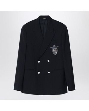 Fendi Double-Breasted Jacket - Black