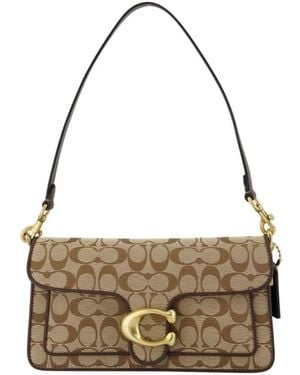 COACH "Tabby 26" Soft Canvas Bag - Metallic