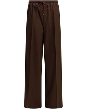 Max Mara Casual Wool Pants - Brown