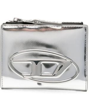 DIESEL "1Dr Bi-Fold Zip Ii" Wallet - Gray