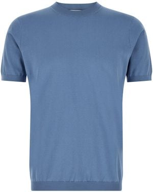 Rivvia Projects Linen Cotton Sweater - Blue