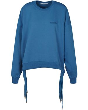 Ambush Multicord Crew Neck Sweatshirt - Blue