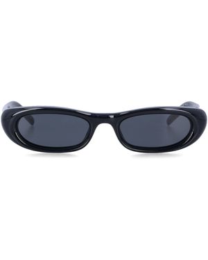 Saint Laurent Oval Acetate Sunglasses - Blue