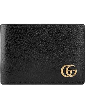 Gucci Textured Leather Bifold Wallet - Black