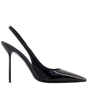 Paris Texas Lidia Slingback Pumps - Black