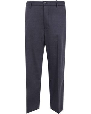 Nine:inthe:morning "Apollon" Wide Leg Pants - Blue