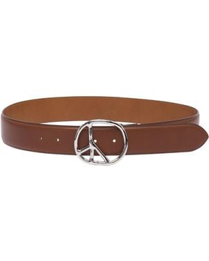 Needles "Peace" Belt - Brown