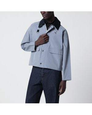 Barbour Light Washed Spey Jacket - Blue