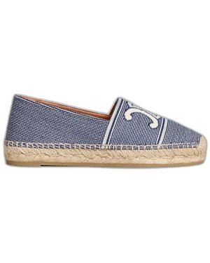 Celine Les Espadrilles Striped Textile - Blue