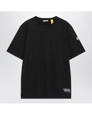 Moncler Genius Cotton Logo Tshirt - Black