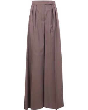 Max Mara 'Mxmquorum' Iconic Classic Pants - Brown