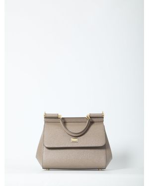 Dolce & Gabbana Sicily Handbag Small - White
